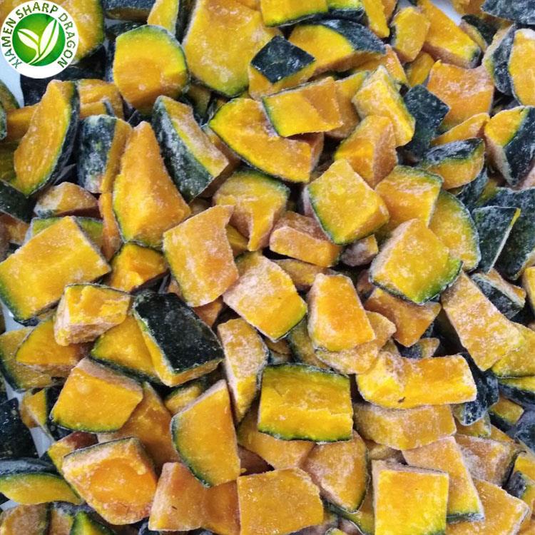 frozen pumpkin diced